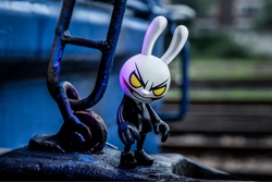 Kidrobot x Guggimon 'The Fashion Horror' Janky (Black Suit Edition) — Urban Vinyl - Designer Toys