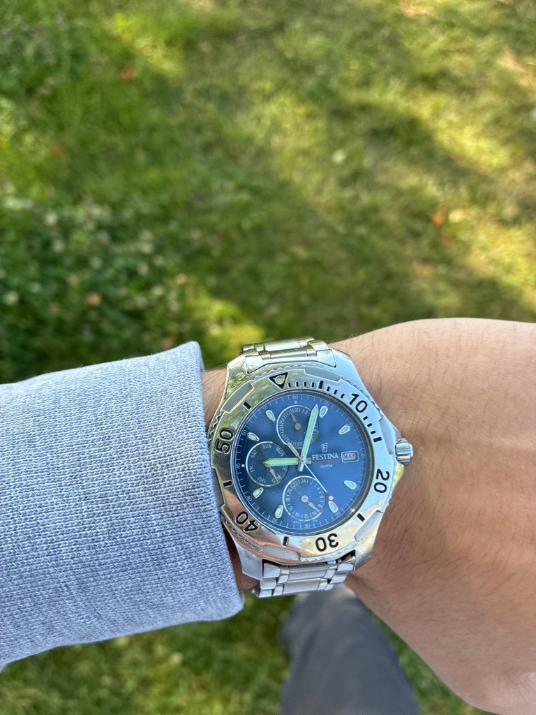 Festina Multifunction Calendar Quartz Watch, ref. 6602 (c. 1990s-2000s)